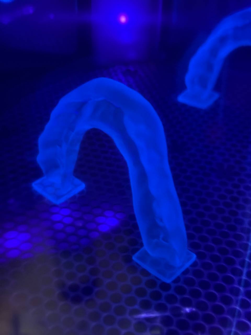 UV post-curing — in-house fabrication process at Richmond Dental Spa