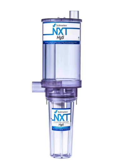NXT Hg5 amalgam separator installed in-house at Richmond Dental Spa for mercury waste management